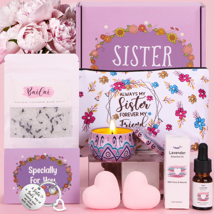 Self-Care Spa Kit Ideas for Christmas Gift for Sister from Brother