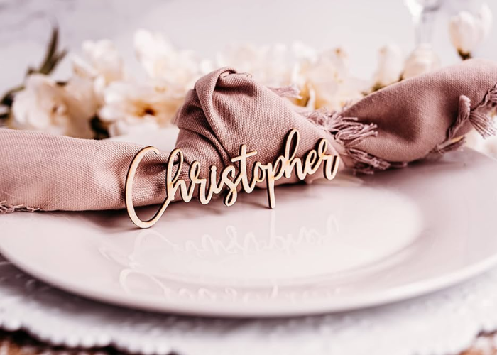 Customized Name Place Cards