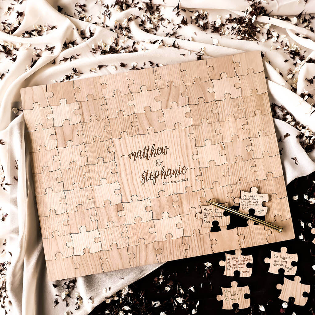 Destination-Themed Puzzle Guestbook