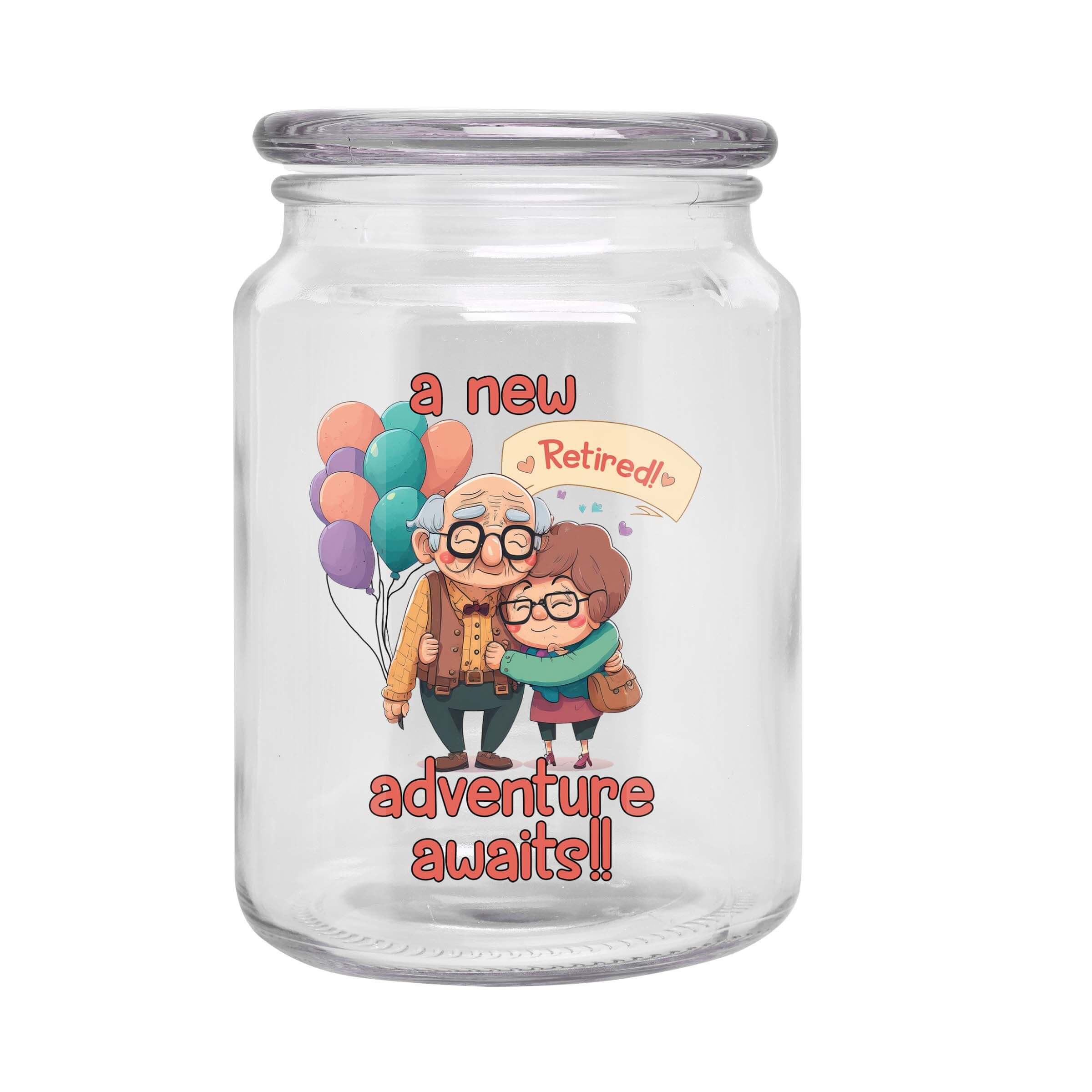 Retirement Survival Candy Jar