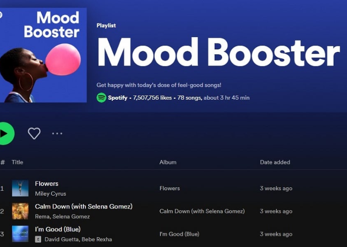 Mood-Boosting Playlists As Birthday Gift