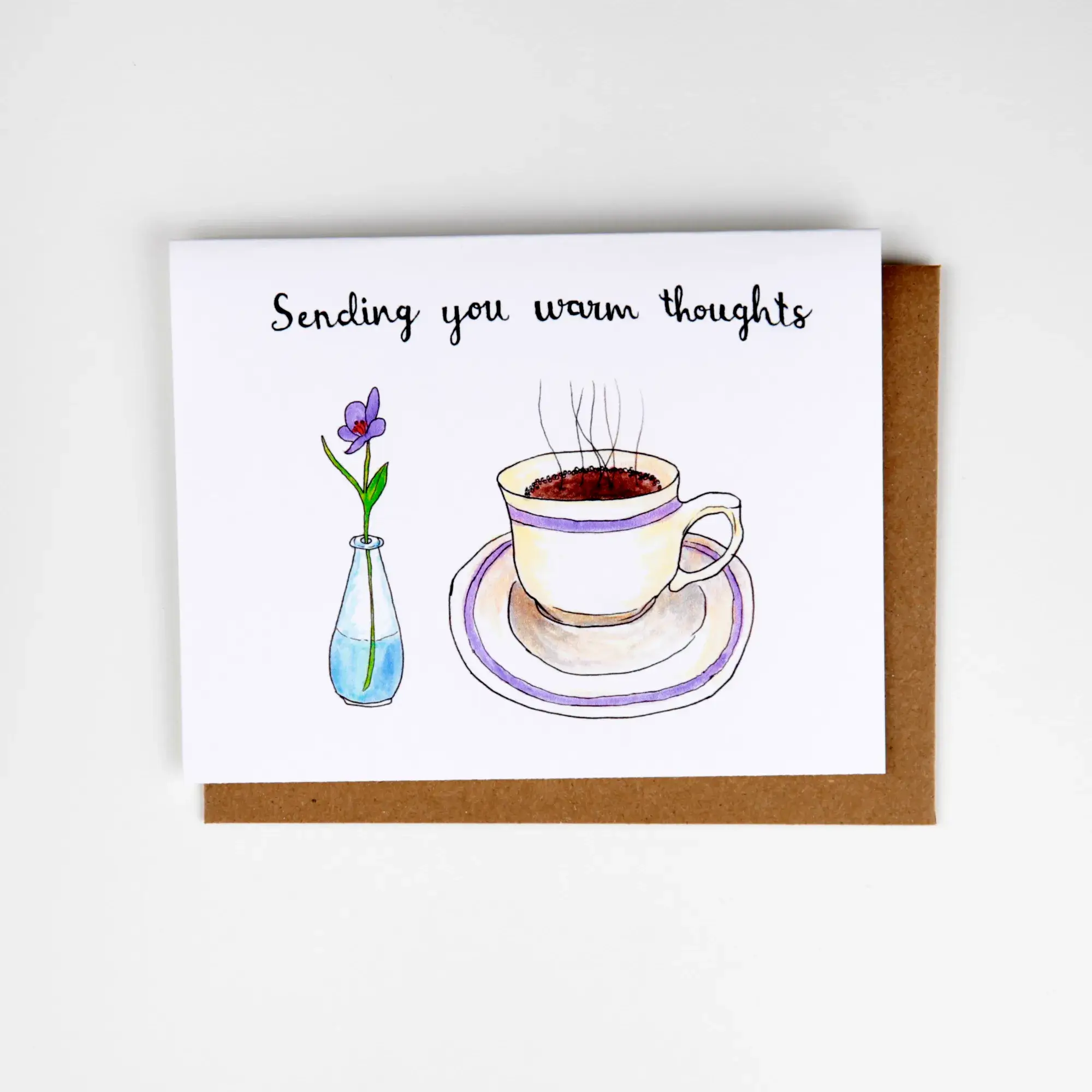 Sending You Warm Thoughts Sympathy Card