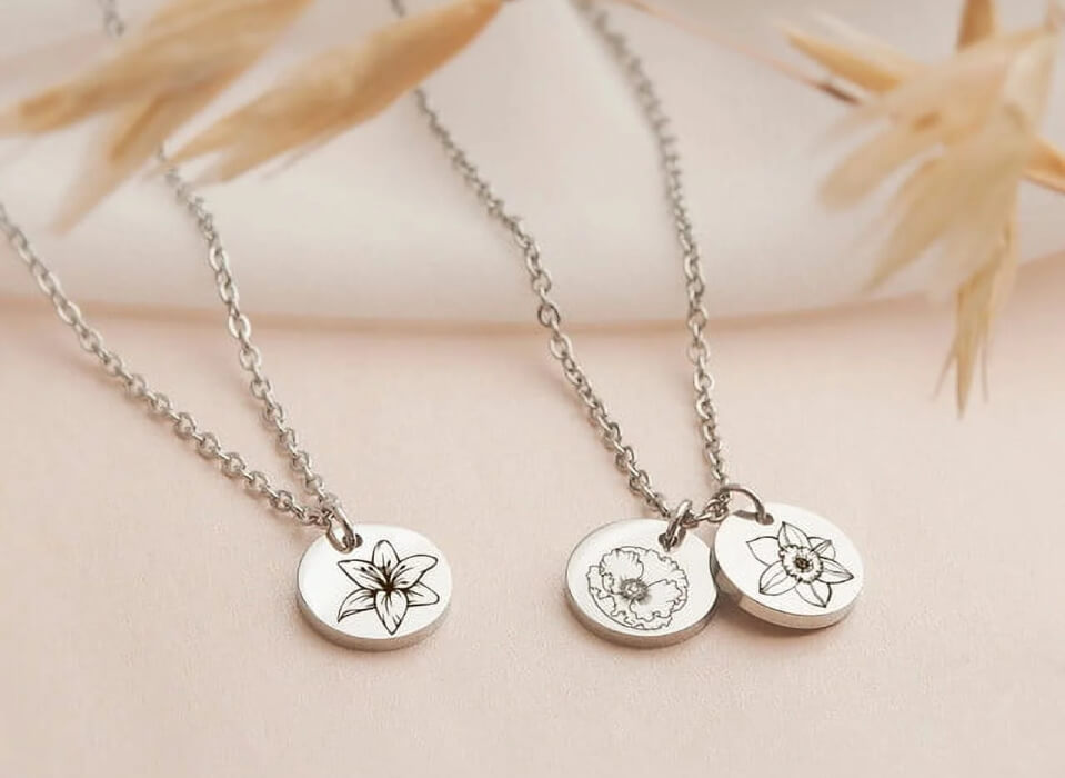 Engraved Jewelry Gifts for Wife Birthday