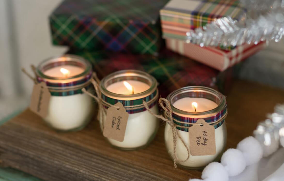Husband DIY Scent Candles Christmas Gift Ideas for Him